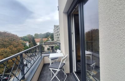 Alquiler de un nuevo piso de 3 habitaciones, 63 m², en el distrito de Vozdovac, Belgrado, Serbia